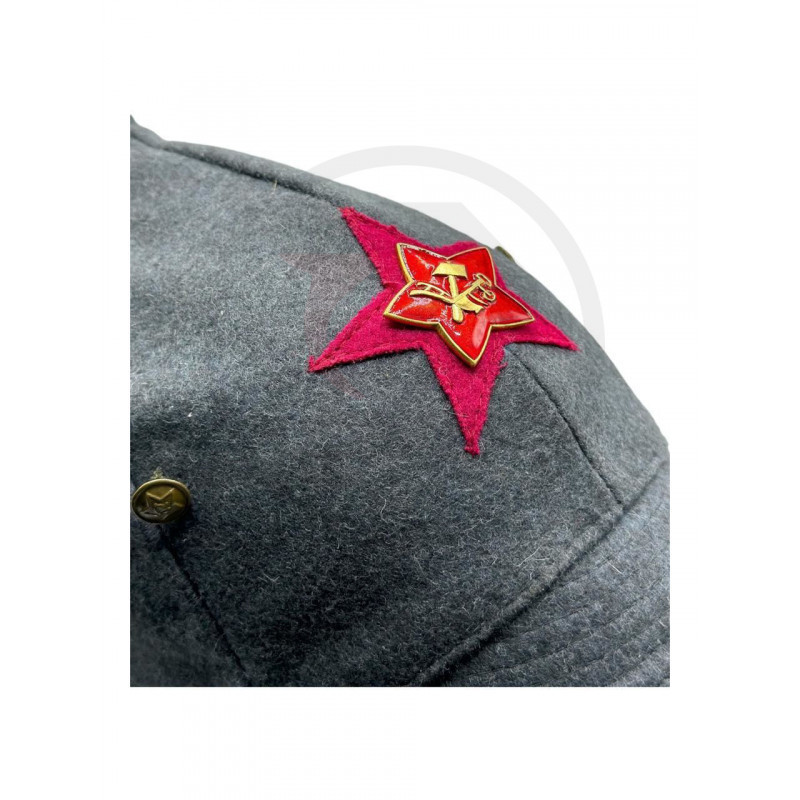 Шапка Буденовка РККА пехотные войска, Звезда "плуг и молот" купить