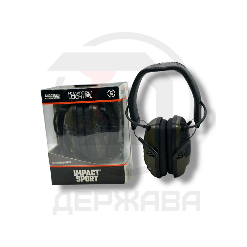 Наушники для стрельбы, активные, Howard Leight Impact Sport, R-01526 (Honeywell)