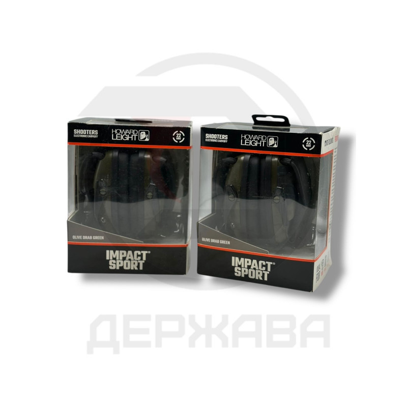 Наушники для стрельбы, активные, Howard Leight Impact Sport, R-01526 (Honeywell)