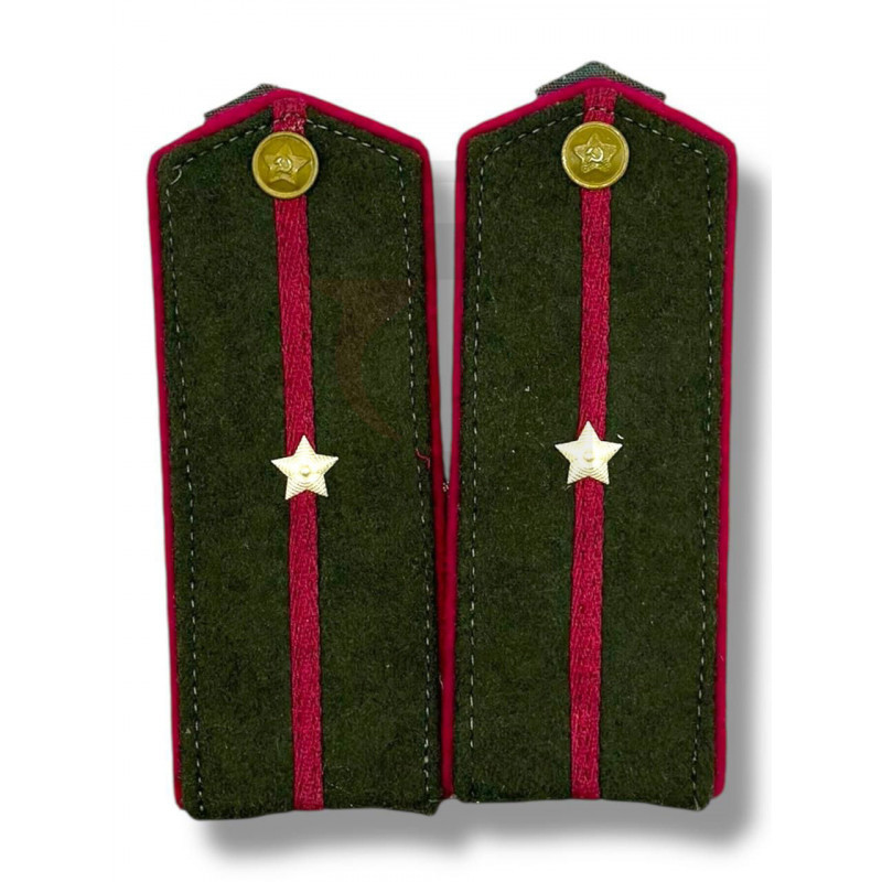 Погоны полевые младший лейтенант, пехота, РККА, СССР обр. 1943 г. купить