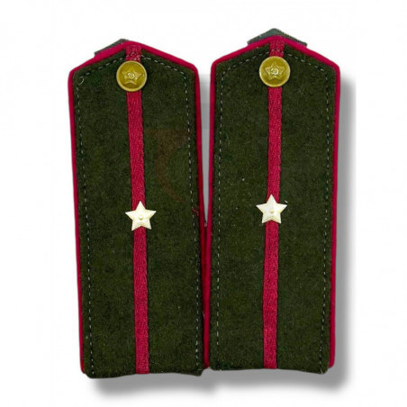 Погоны полевые младший лейтенант, пехота, РККА, СССР обр. 1943 г. купить
