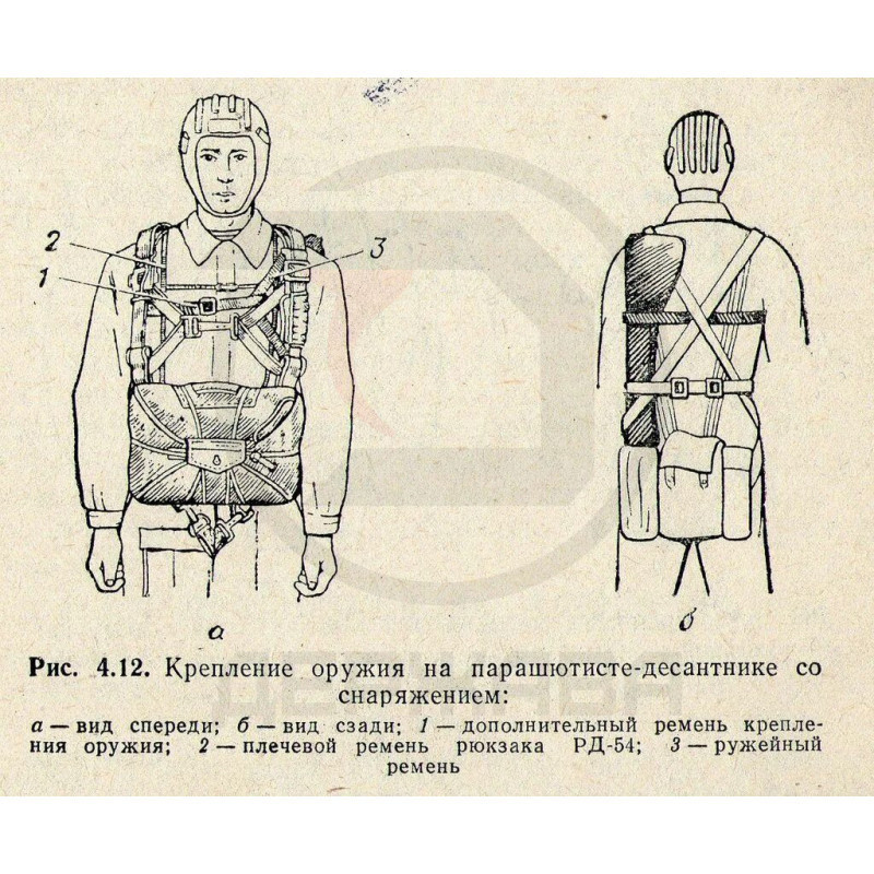Ремень крепления оружия при десантировании ВДВ, СССР купить