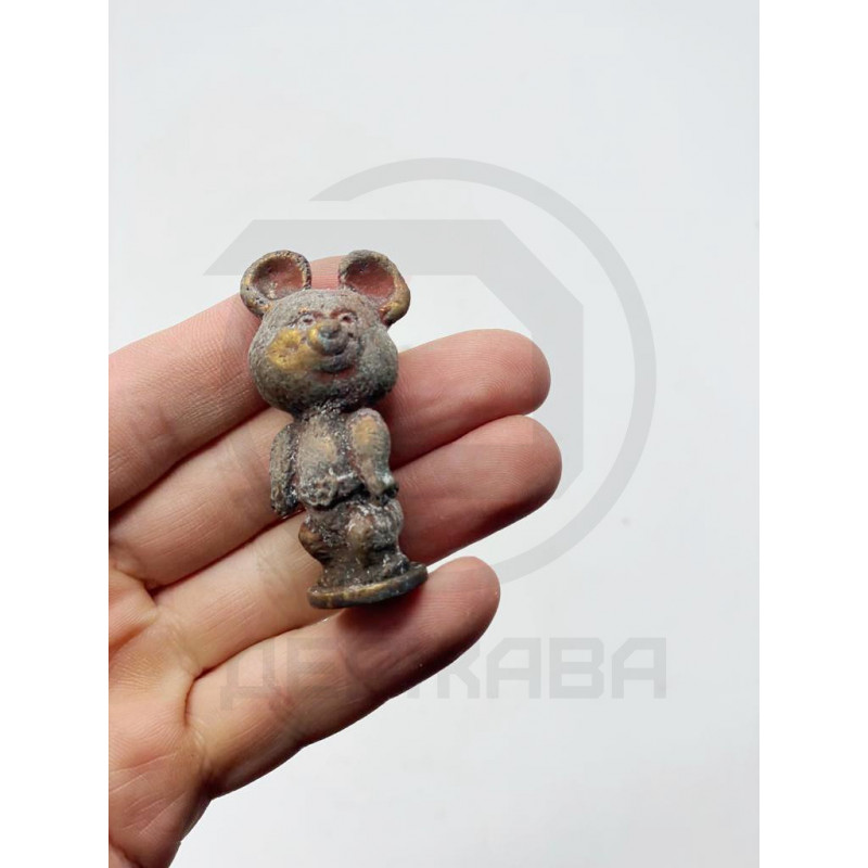 Олимпийский мишка, бронза, СССР