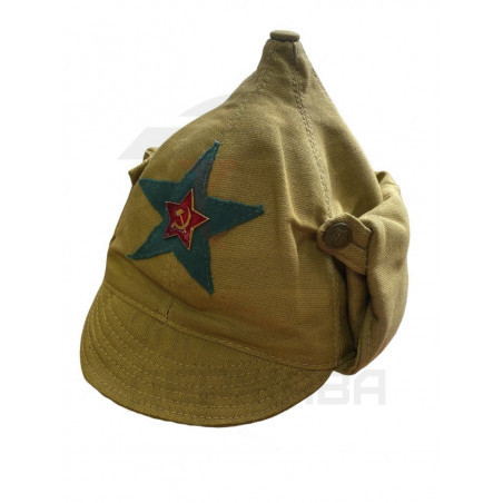 Шапка Буденовка РККА, Богатырка, пограничная, песок