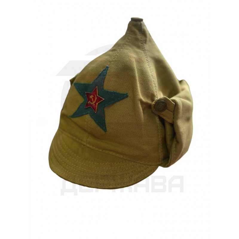 Шапка Буденовка РККА, Богатырка, пограничная, песок