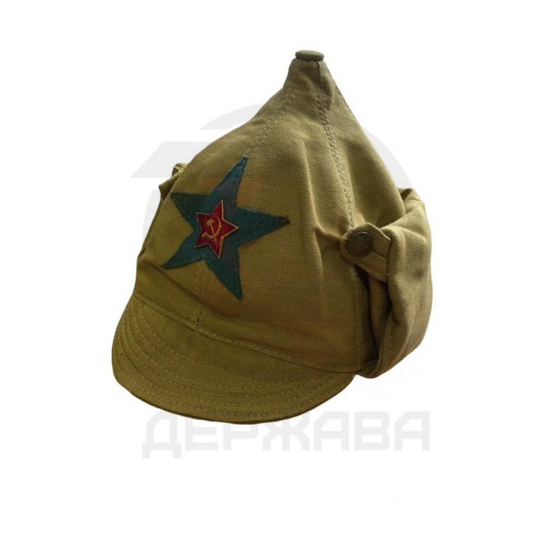 Шапка Буденовка РККА, Богатырка, пограничная, песок