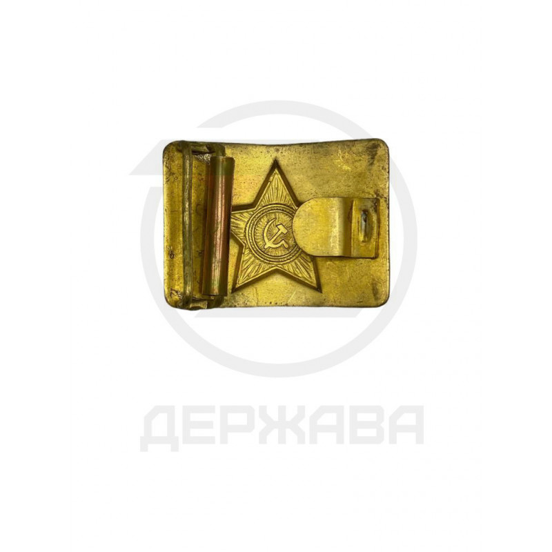 Бляха СССР звезда латунь, солдатская