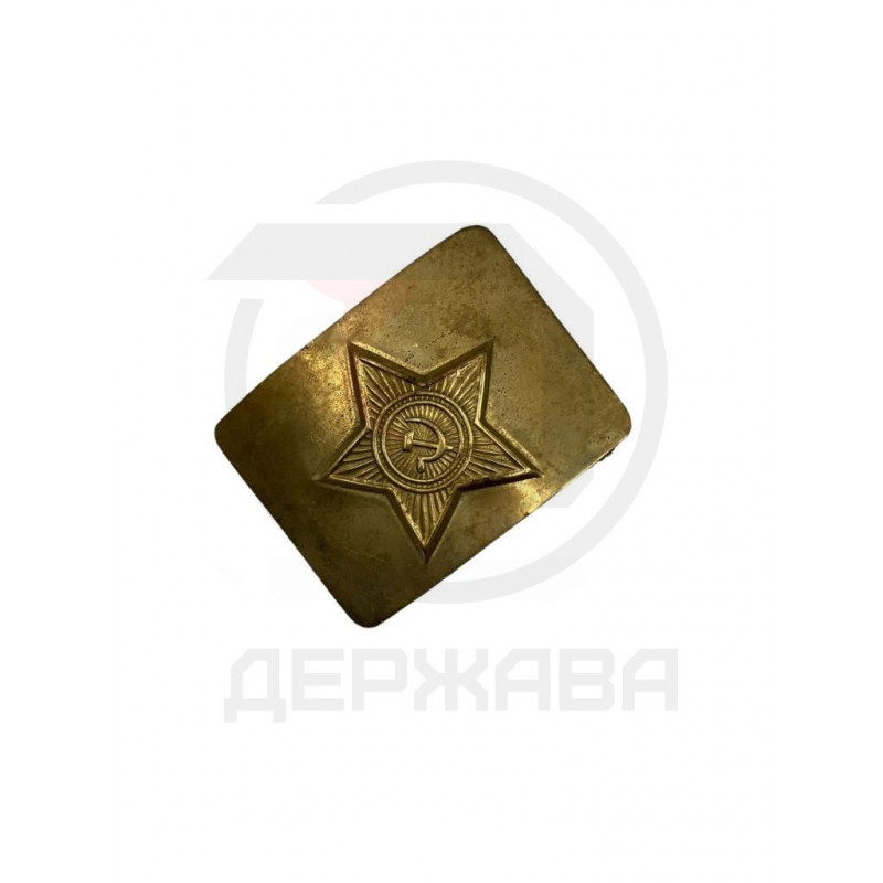Бляха СССР звезда латунь, солдатская