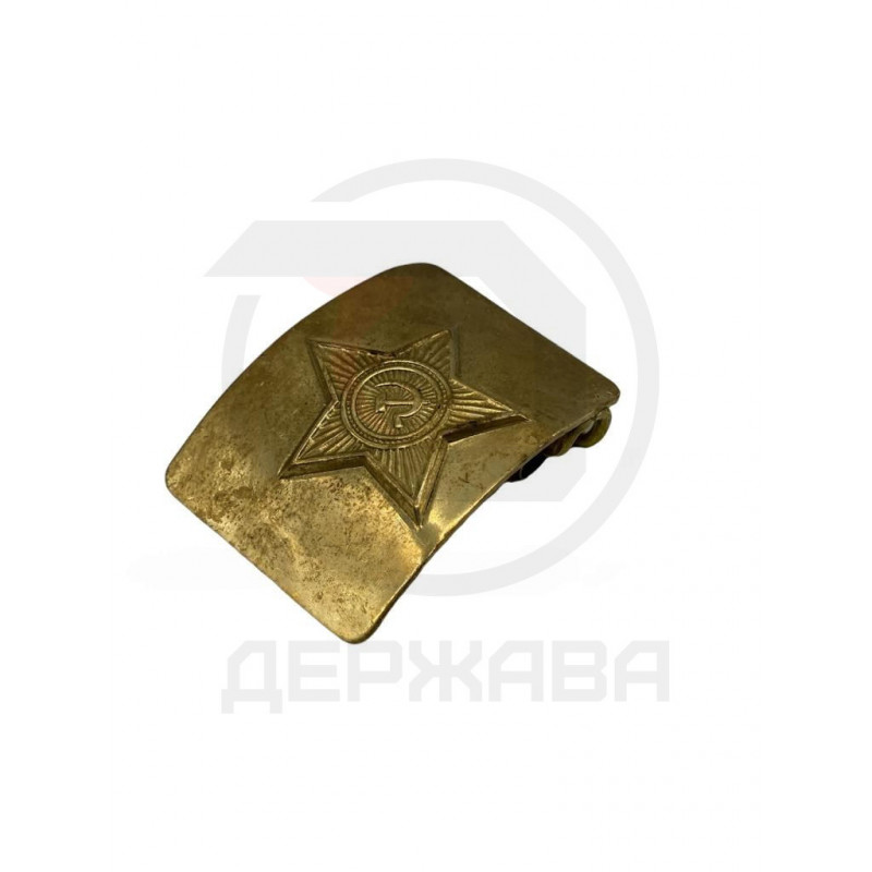 Бляха СССР звезда латунь, солдатская