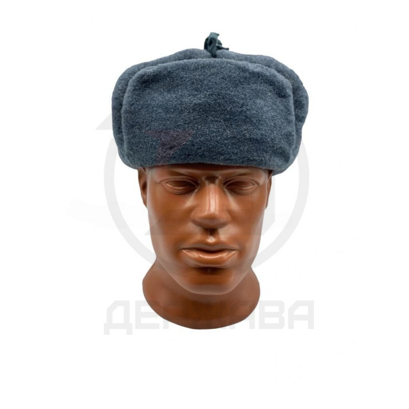 Шапка ушанка СССР, мужская, зимняя солдатская шапка