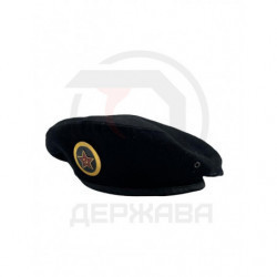Берет ВМФ СССР с кокардой, черный суконный