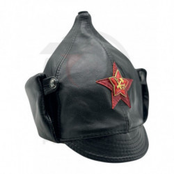 Буденовка кожаная, ВЧК ОГПУ, ранняя, плуг и молот