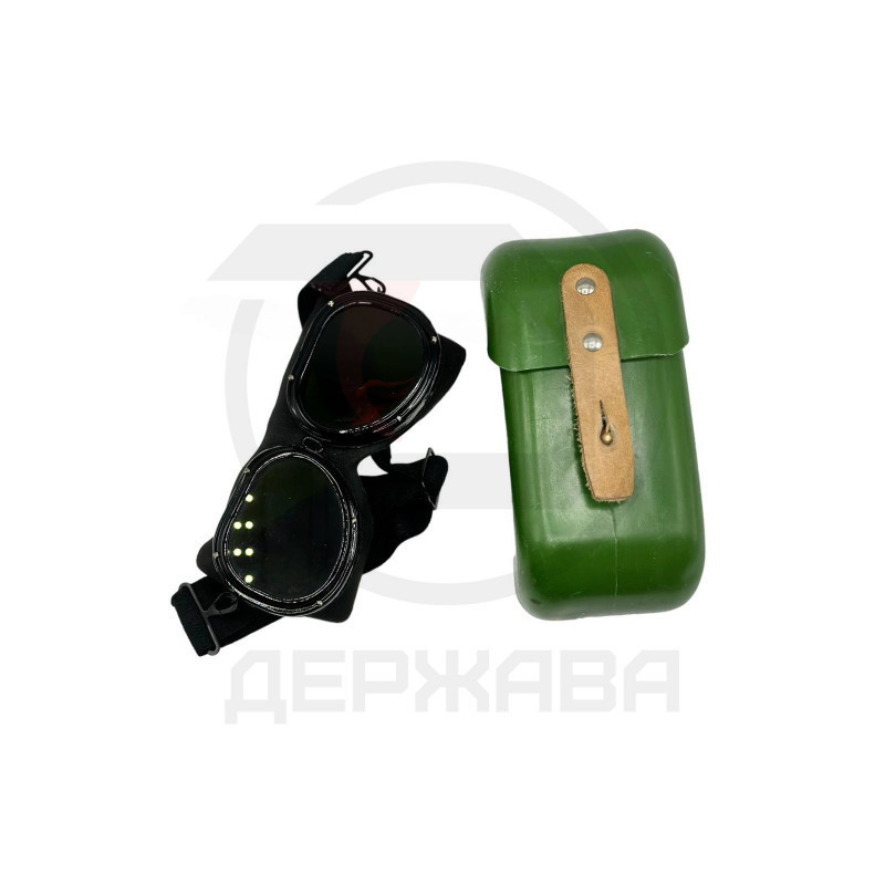 Очки защитные, поглощающие, ОЗП, в чехле, СССР