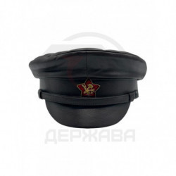 Картуз фуражка ЧК РРКА кокарда плуг и молот, круглый козырек