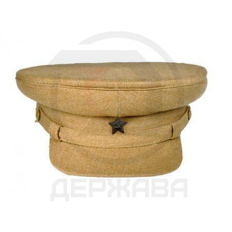 Фуражка полевая, РККА, пехотная, х/б, песок, обр. 1935 г.