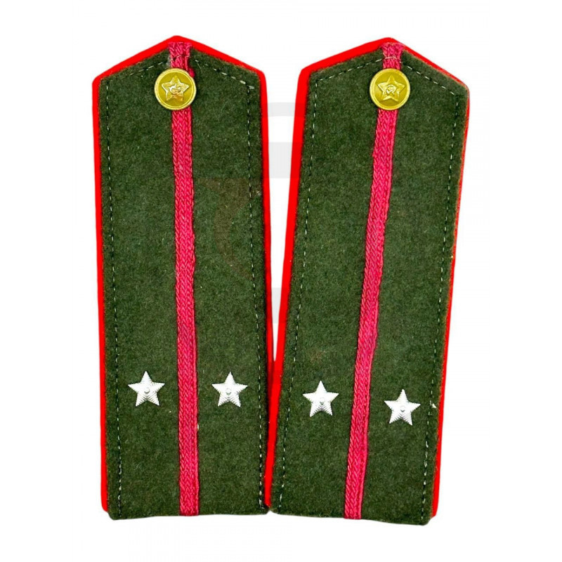 Погоны полевые, лейтенант, Артиллерия, АБТВ РККА, СССР, обр. 1943