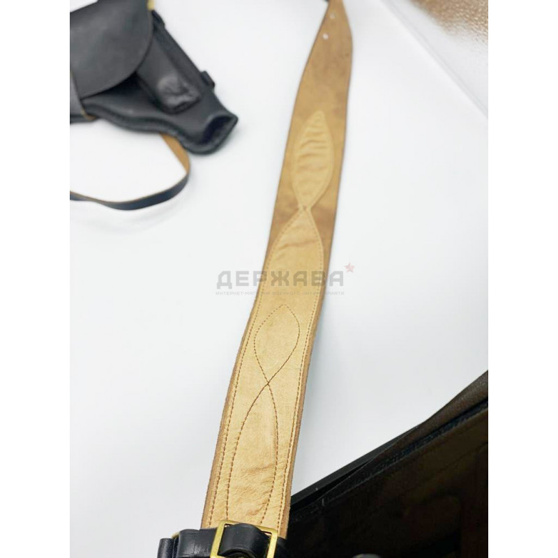 Офицерский ремень с кобурой ВМФ, ПМ, размер 3