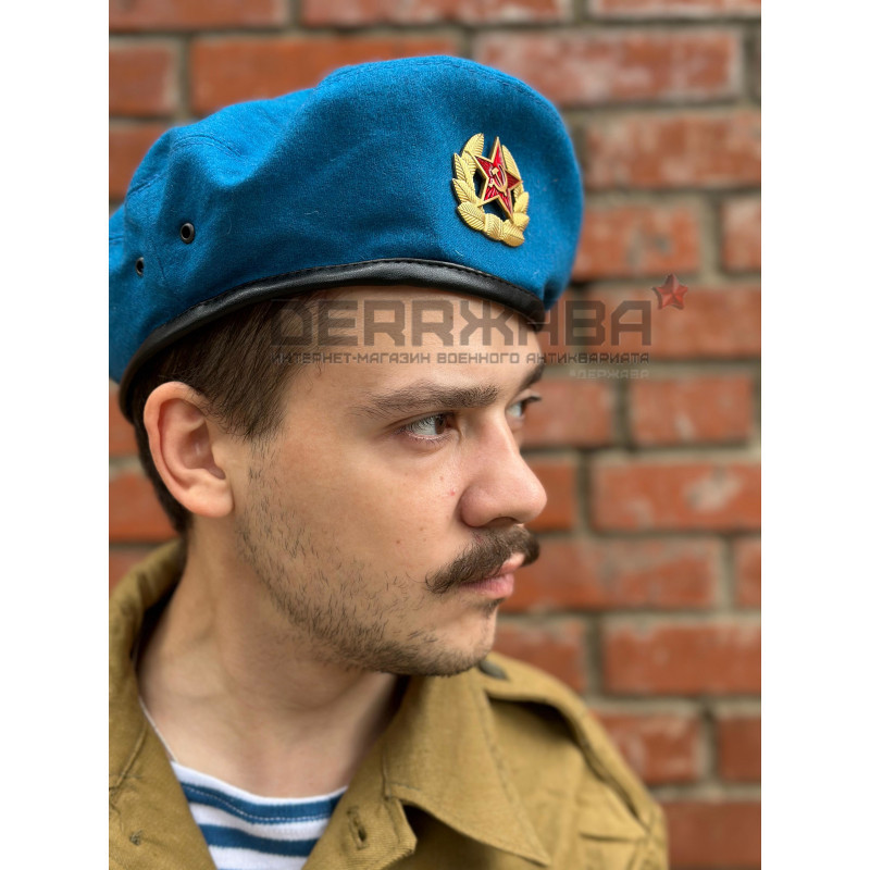 Берет ВДВ голубой, суконный. Маргеловский, Россия купить