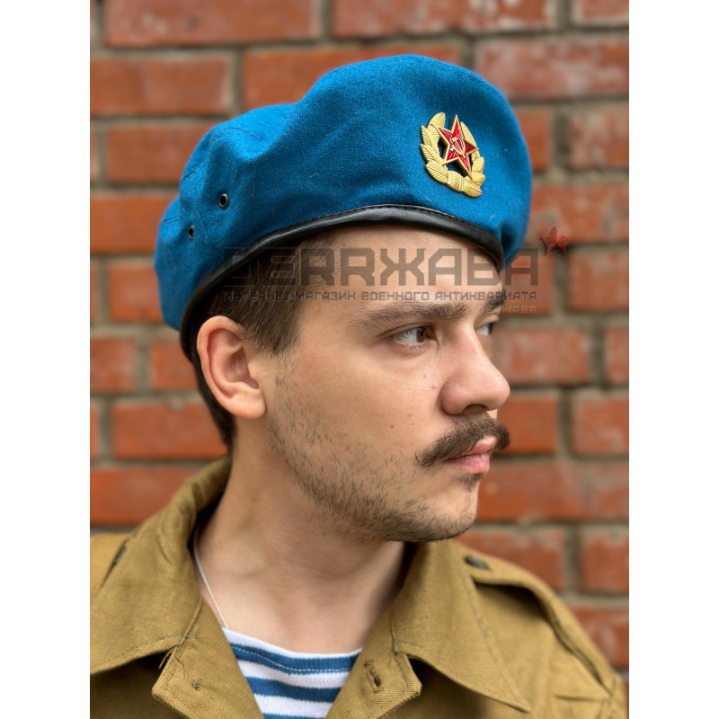 Берет ВДВ голубой, суконный. Маргеловский, Россия купить