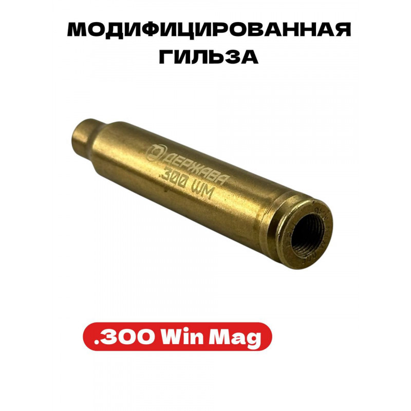 Модифицированная гильза .300 WM Держава