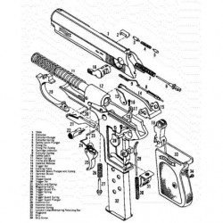 Выбрасыватель (экстрактор) пистолета Walther PP, PPK, Держава Армс