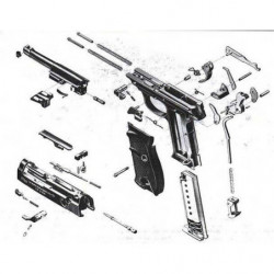 Ограничитель поворота курка пистолета Walther P-38