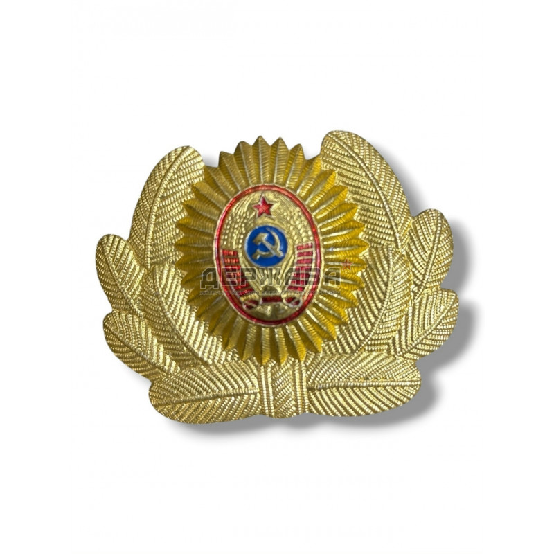 Кокарда милиции СССР, повседневная, образца 1977 года