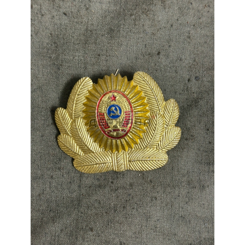 Кокарда милиции СССР, повседневная, образца 1977 года