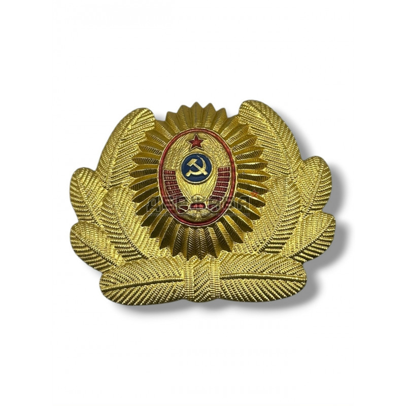 Кокарда милиции СССР, повседневная, образца 1977 года