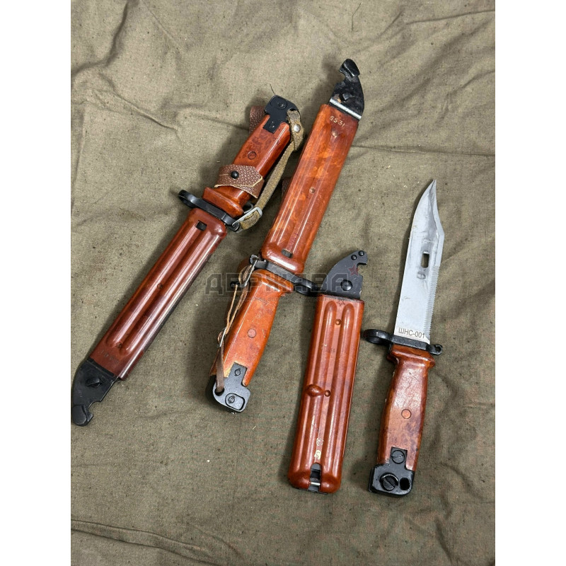 Штык-нож для автомата Калашникова, ШНС-001, 6Х4, для АКМ и АК-74, СССР