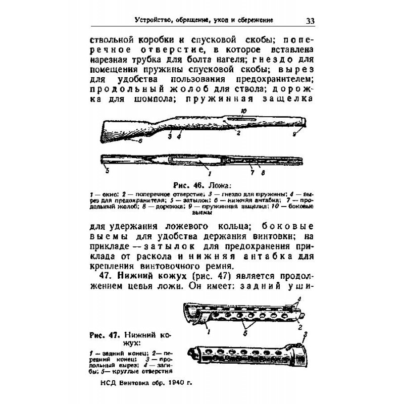 Ложевая пружина СВТ-40, СССР